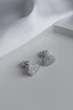 Серебряные серьги-пусеты "Сердце"2431R - изображение 2