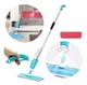 Портативная швабра с распылителем Water Spray Mop Ave, Синяя - изображение 4