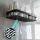 Органайзер для ванної кімнати на стіну 30х13х5, 5см Bathroom Shelf Настінна полиця у ванну - зображення 3