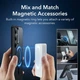 Протиударний чохол ESR Classic Hybrid Case (HaloLock) Frosted Black для Samsung Galaxy S25 Plus (1A81000302) - зображення 4
