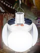 Светильник лампа Bailong BL-2029/7693 светодиодная LED люстра кемпинговая с солнечной батареей аккумуляторная раскладная Белая - изображение 15