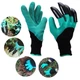 Садові рукавички з пазурами Garden Genie Gloves, Чорні із зеленим - зображення 9