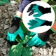 Садові рукавички з пазурами Garden Genie Gloves, Чорні із зеленим - зображення 11