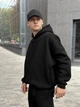 Худі чоловіче Urbanist Pobedov на флісі one size чорна (24326) - зображення 1