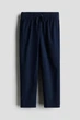 Джоггеры из жатого хлопка темно-синие H&M 92см (400010559) - изображение 1