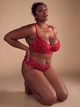 Комплект (бюстгальтер + трусики-сліпи) жіночий Victoria's Secret M Червоний - изображение 1