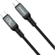 Дата кабель USB-C to USB-C 1.2m USB4.0 Gen3 240W (8K HDR) Choetech (XCC-1040-GY) - изображение 2