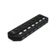 Концентратор Vinga USB3.0 to 7*USB3.0 1m cable with Switch and Power Adapter (VHA3A7B) - зображення 1