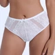 Женские трусы микрофибра с кружевом Lanny mode 51740 размер XL, Белые - изображение 1