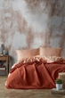 Покрывало Vin San Muslin - Coral Коралловое Евро 200х220 см (ПТ006594) - изображение 1