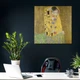 Интерьерная картина Поцелуй — Густав Климт, Gustav Klimt, The Kiss, репродукция картины, 30×30 см (id4367) - изображение 8