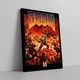 Интерьерная картина Дум, арт, Doom, плакат для геймера, 42×30 см (id1608) - изображение 1