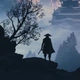 Постер Самурай и пагода, средневековая Япония, Sekiro: Shadows Die Twice, A3 24×42 см (id5047) - изображение 2