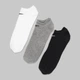 Набор мужских носков коротких хлопковых Nike Everyday SX7678-964 42-46 3 пары Белый/Серый/Черный (194955549506) - изображение 7