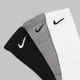 Набор мужских носков высоких хлопковых Nike U Nk Everyday Ltwt Crew SX7676-964 38-42 3 пары Черный/Белый/Серый (194955549414) - изображение 7
