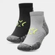 Набір жіночих шкарпеток коротких 4F Socks Cas M199 4FAW23USOCM199-91S 39-42 2 пари Різнокольоровий (5904698392667) - зображення 1