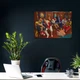 Інтер'єрна картина БТС із піцею, Bangtan Boys, BTS, кейпоп, 43×60 см (id1602) - зображення 5