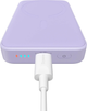 УМБ Baseus Magnetic Mini MagSafe 10000 мАг 20 Вт Purple (PPCX110105) - зображення 4