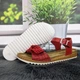 Босоножки женские Inblu красные кожаные 37р (23,5 см) 4467_2 - изображение 7