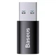 Адаптер переходник Baseus Ingenuity Series Mini OTG Adaptor USB 3.1 to Type-C (ZJJQ000101) Black - изображение 3