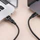 Адаптер переходник Baseus USB Male to Type-C Female Adapter Converter 3A Быстрая зарядка (CAAOTG-01) Black - изображение 11