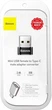 Адаптер переходник Baseus USB Male to Type-C Female Adapter Converter 3A Быстрая зарядка (CAAOTG-01) Black - изображение 12