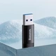 Адаптер переходник Baseus Ingenuity Series Mini OTG Adaptor USB 3.1 to Type-C (ZJJQ000101) Black - изображение 8
