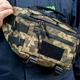 Cумка бананка мужская TAC 1 пиксель поясная на грудь из ткани - изображение 4