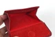 Маленький женский кожаный кошелек Cardinal, 9.5×2×9.5 см, на кнопке, красного цвета - изображение 7