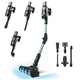 Акумуляторний пилосос Cecotec Conga Rockstar 2500 Thunder Flex Animal (CCTC-08427) ( чорний/бірюзовий ) - изображение 1