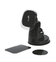 Держатель для телефона в авто Holder 4you GL9 Black (присоска, прозр часть, компактный, мощный магнит 360°) - изображение 1