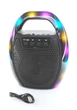 Портативная Bluetooth колонка ESS-109B 5W, с подсветкой, USB, microSD, 210х165х95м Black - изображение 3