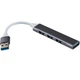 USB-хаб U&P U11 USB 3.0 - USB 3.0 + 3 x USB 2.0 Grey (SWE-U11-GY) - зображення 1