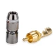 Штекер металлический RCA под пайку R Connector FreeEnd - RCA Male Graphite (48337) - изображение 2