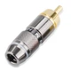 Штекер металлический RCA под пайку R Connector FreeEnd - RCA Male Graphite (48337) - изображение 3