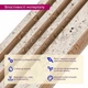 Декоративна рейка Sticker Wall SW-00002141 2900х118х11 мм камінь золота - изображение 4