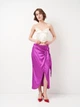 Блузка женская Zara 7891/573 XS Фиолетовая (07891573603018) - изображение 3
