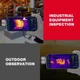 Мобільний інфрачервоний тепловізор HABOTEST HT820 - 256*192 Android Type-C 25 Гц - Мобільна тепловізійна камера з широким спектром застосування - зображення 3