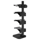 Стеллаж модульный для инвентаря кроссфит LiveUp LP8875 STORAGE RACK (металл, р-р 55x60x180см, черный) - изображение 3