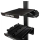 Стеллаж модульный для инвентаря кроссфит LiveUp LP8875 STORAGE RACK (металл, р-р 55x60x180см, черный) - изображение 5