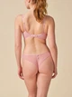Трусики Gossard Vintage Romance 22203SPI чарівні бразиліани з мережива в стилі шантильї XS Soft pink (5053014988814) - зображення 6