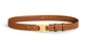 Ремень женский с логотипом CELINE Triomphe Belt glossy Коричневый - изображение 1