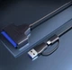 Кабель / адаптер SATA - USB 3.0 і Type-C PUSKILL перехідник для диска HDD / SSD з додатковим живленням DC, 22 см, чорний (103845935) - зображення 4