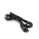 Кабель живлення Schuko PC-186 CEE7/17-IEC C5, 1.2 M, 0.75 мм, для ноутбука, OEM Voltronic PC-186 CEE7/17-IECC5CCA12 - зображення 1