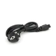 Кабель живлення Schuko PC-186 CEE7/17-IEC C5, 1.2 M, 0.75 мм, для ноутбука, OEM Voltronic PC-186 CEE7/17-IECC5CCA12 - зображення 2