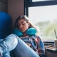 Туристическая подушка под шею надувная Tm Lite UTLA-008. 45х28х13см. Серая. Кемпинговая надувная подушка - изображение 8
