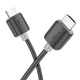 Кабель HOCO US08 HDTV 2.0 male-to-male 4K HD data cable(L=1M) Black (6931474799388) - изображение 2