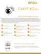 Аккумуляторная камера Imou Cell PT 4G 3mp Kit - 4G + солнечная панель - изображение 8