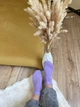 Набор женских носков коротких хлопковых Лео crayons 36-40 12 пар Белый/Серый/Фиолетовый/Голубой/Бирюзовый/Оранжевый (ROZ6501062289) - изображение 14