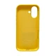 Захисний чохол-накладка Silicone Full Case AA Open Cam для Apple iPhone 16 Yellow (FullOpenAAi16-4) - зображення 2